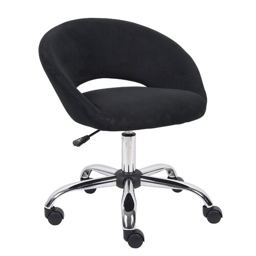 Boss Office Products Low Back Microfiber Chair B3YC BK