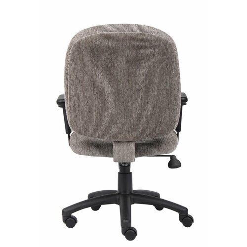 Boss Office Products Mid Back Ergonomic Task Chair with Tilt Tension Control 