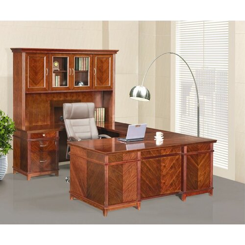 Absolute Office Cambridge U Shaped Executive Desk with Return CB UD602R Orent