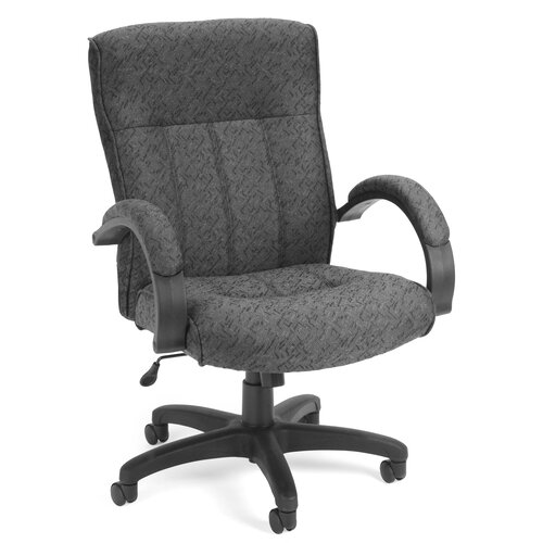 OFM Upholstered Executive Managerial Chair with Arms 452/453 Back Height Mid