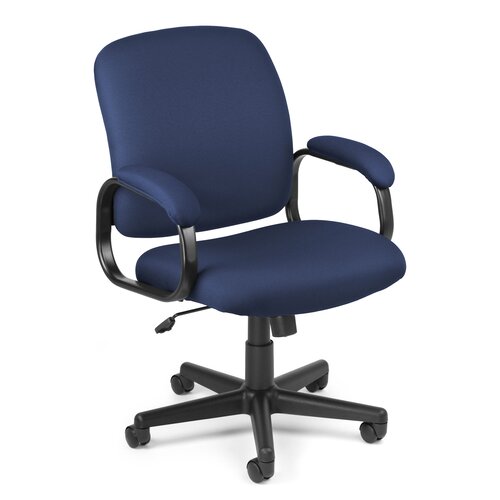 OFM Mid Back Executive Standard Fabric Confrence Chair with Arms 660 Grade A 