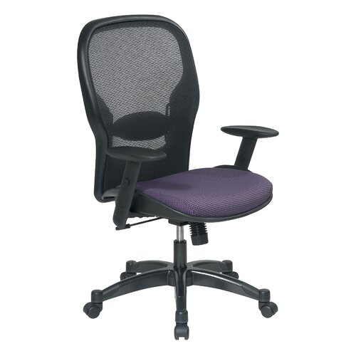 Office Star Air Grid Back and Fabric Seat Managerial Chair 2387C Seat Color 