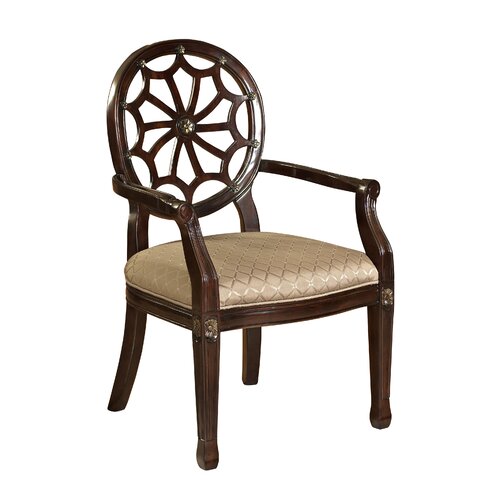 Powell Classic Seating Spider Web Fabric Arm Chair 235 620