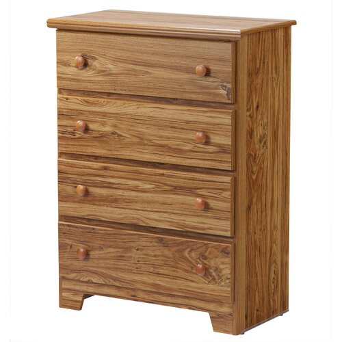 Lang Furniture Shaker 4 Drawer Chest LTL SHA 430 Finish Hickory