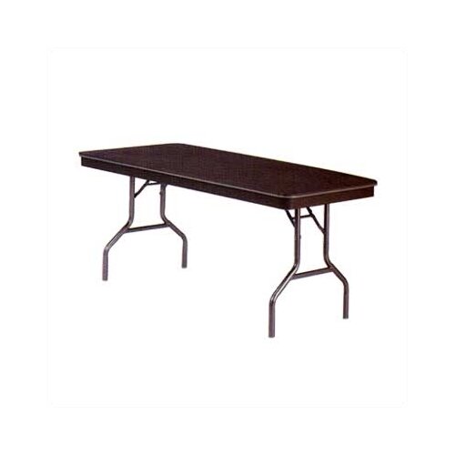 Virco 6100 Series Rectangular Folding Table 613072ADJ Finish Greystone, Size