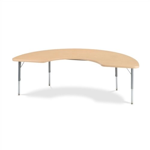 Virco 4000 Series Half Moon Activity Table 48COOP72XX