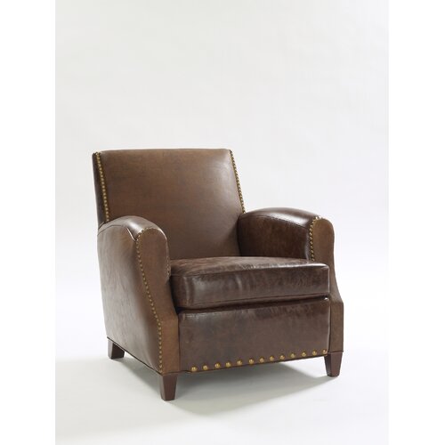 Leathercraft Parisian Leather Chair Parisian Chair   Capri Chocolate/Outback 