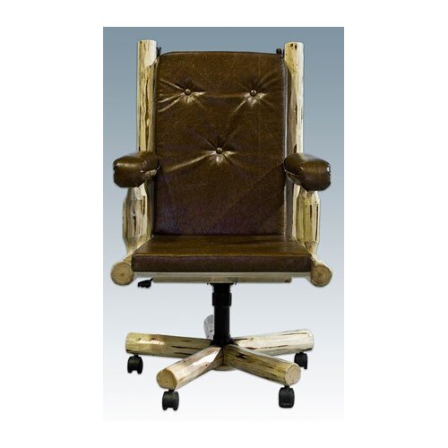 Montana Woodworks® Montana Upholstered Office Chair MWOC / MWOCV Finish Ready