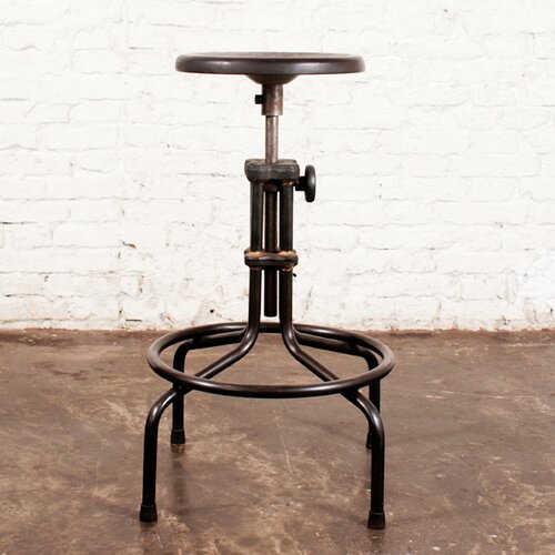 District Eight Design V19C 24.5 Adjustable Bar Stool HGDAXX Finish Sepele H