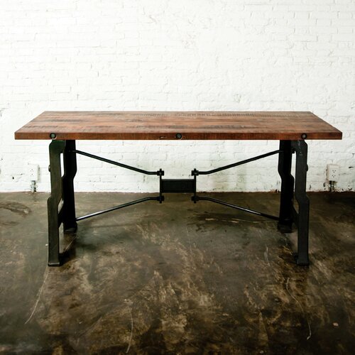 District Eight Design V8 Desk HGDA113/HGDA115 Finish Reclaimed Wood