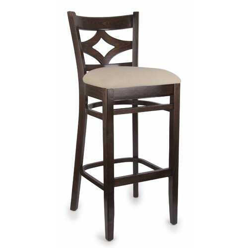 Beechwood Mountain LLC Rego Bar Stool with Cushion 023B DM / 023B W Finish W