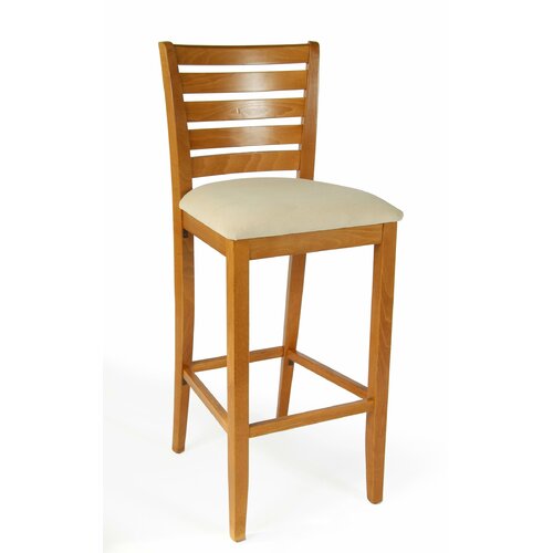 Beechwood Mountain LLC Sisley Bar Stool with Cushion 112B C / 112B MO Finish