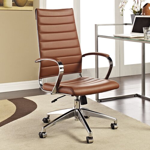 Modway Jive High Back Executive Office Chair EEI 272 Color Terracotta