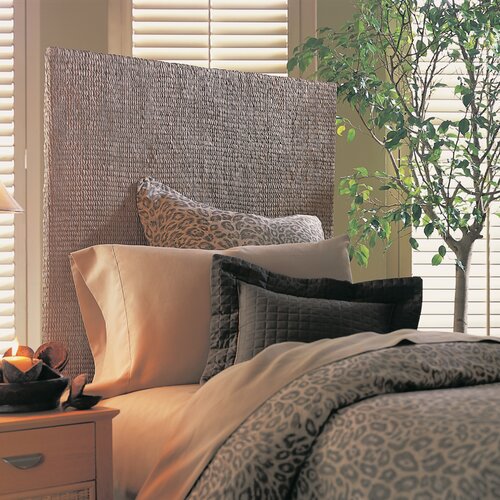 Padmas Plantation Grass Weave Panel Headboard GWHB01 Size Queen