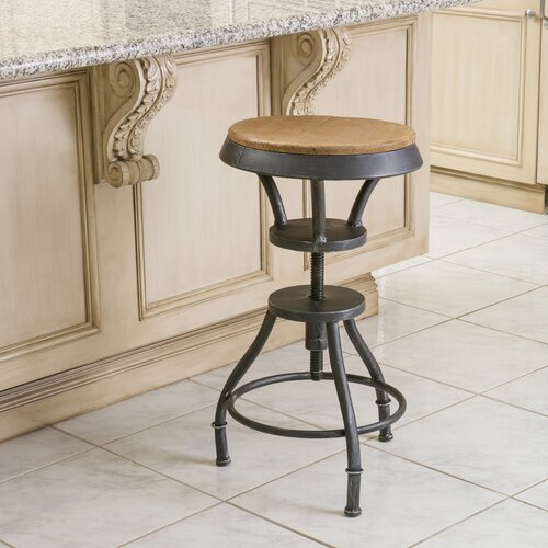 Home Loft Concept Forston Fir Top Adjustable Barstool W4014129