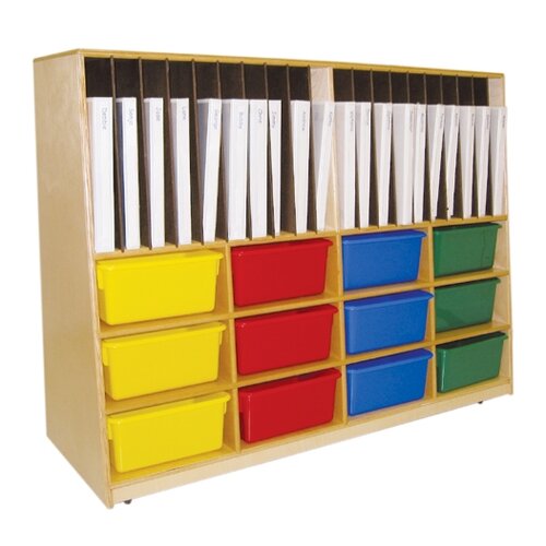 Wood Designs Tip Me Not Portfolio Storage Unit 45089HK