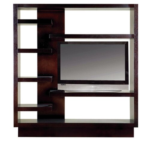 Leda Lounge Staggered Entertainment Center 27342 E / 27342 RA Finish Espresso