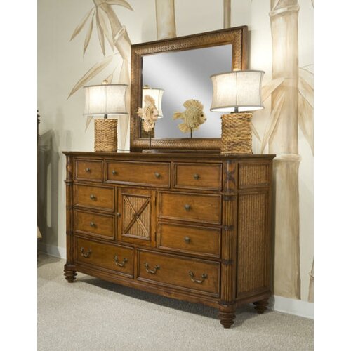 Panama Jack Island Breeze Dresser with Mirror 103 04/40