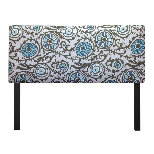 Sole Designs Suzani Grapevine Upholstered Headboard Alice Size Twin, Color 