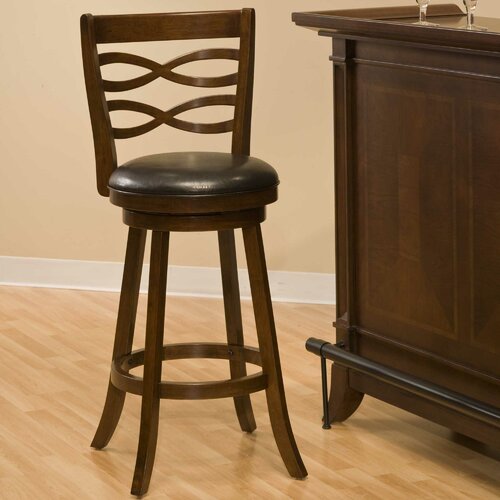 Hillsdale Elkhorn Swivel Bar Stool in Cherry 4467 830