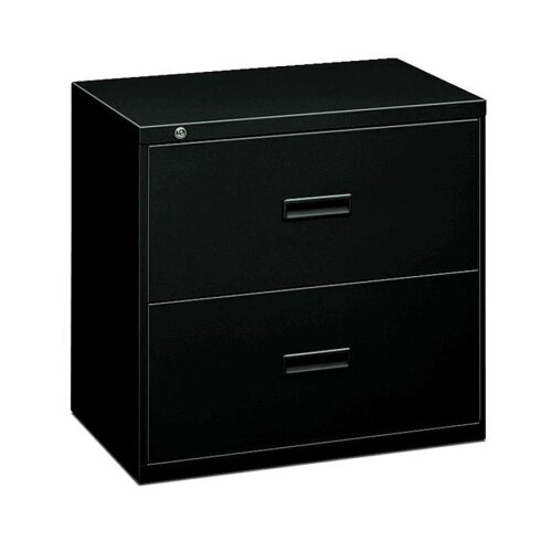 Basyx 2 Drawer  File BSX432LL Finish Black