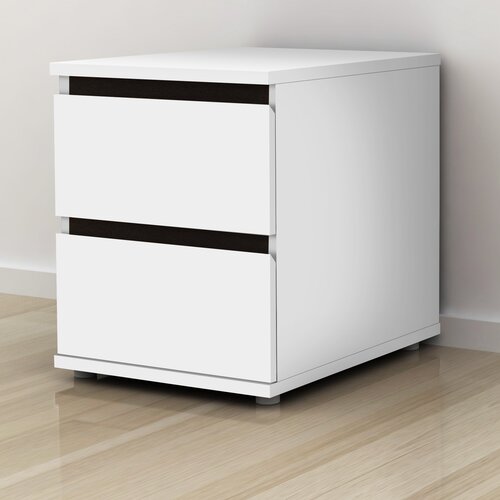 Tvilum Aurora 2 Drawer Nightstand 7109020 / 7109049 Finish White