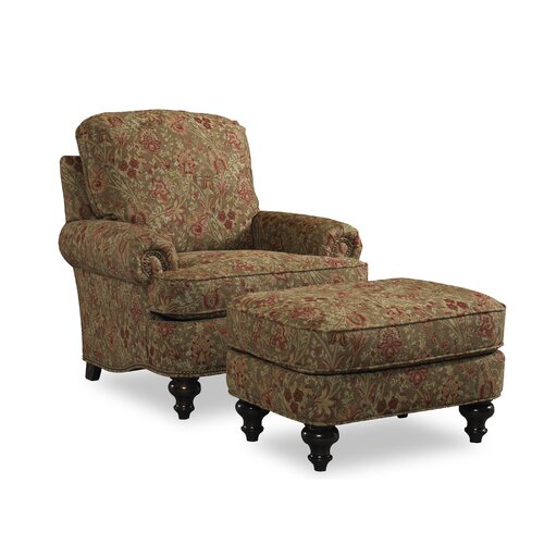 Sam Moore Brookford Chair and Ottoman SMO1287