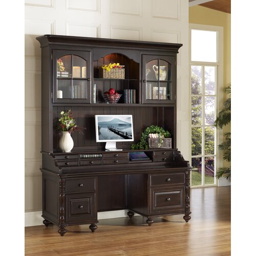 iQuest Furniture Barton Park Credenza Desk with Hutch IQ BAR K CS66 D / IQ BA