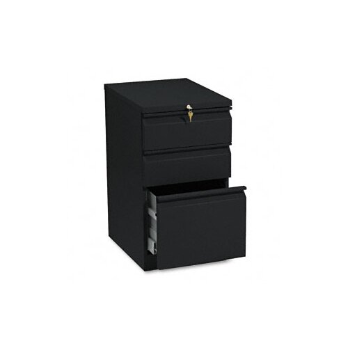 HON Mobile 3 Drawer Efficiencies Pedestal File HON33720RL Finish Black