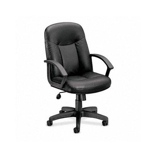 HON Mid Back Leather Swivel / Tilt Office Chair with Arms BSXVL601ST11T