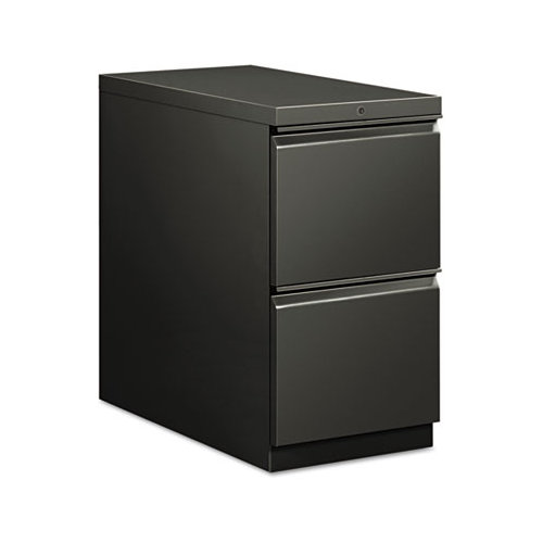 HON Mobile 2 Drawer Flagship File/File Pedestal HON18830RQ Finish Charcoal