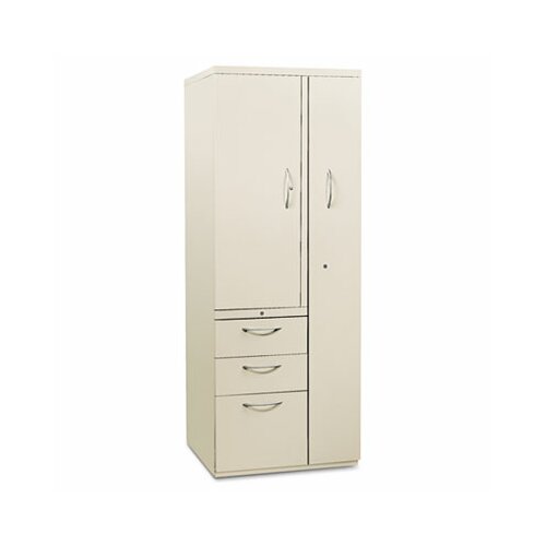 HON 26.44 Left Flagship Personal Storage Tower HONST24723L Finish Light Gray