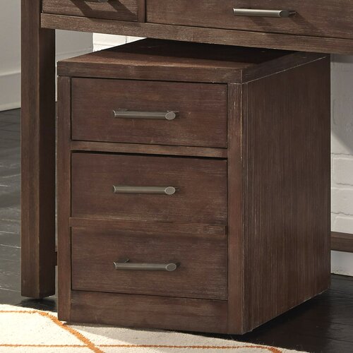 Home Styles Barnside 3 Drawer Mobile File 5516 01