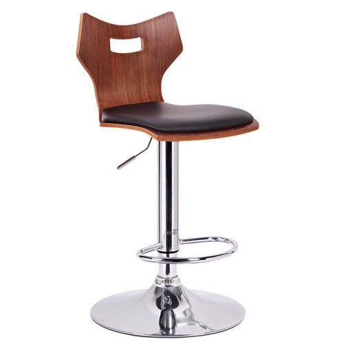 Wholesale Interiors Baxton Studio Amery Adjustable Swivel Bar Stool  SD 2172 