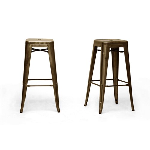 Wholesale Interiors Baxton Studio French Industrial 30.5 Bar Stool M 94115 3