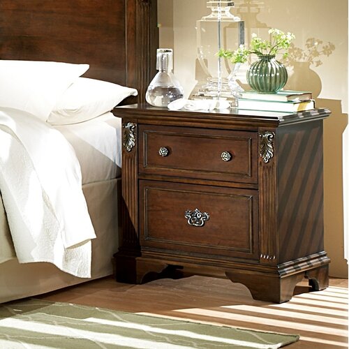 Progressive Furniture Sheraton 2 Drawer Nightstand P103 43