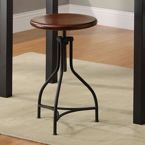 Carolina Cottage Logan 19 Adjustable Bar Stool with Cushion 1330CHETBK