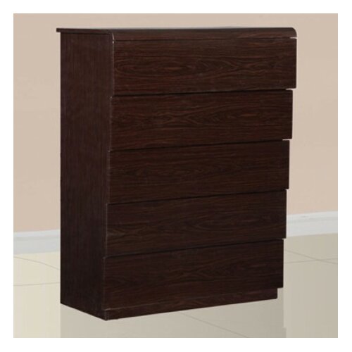 Whiteline Imports Nelly Chest of Drawers CD1096 WNG / CD1096 WHT Finish Wenge