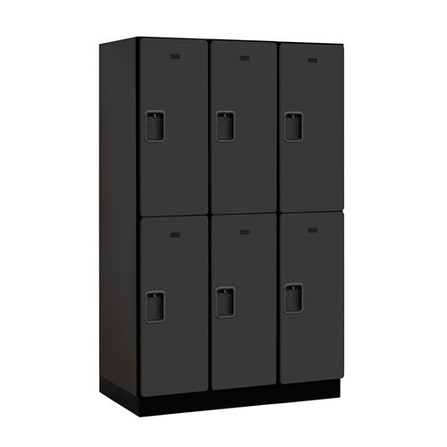 Salsbury Industries Extra Wide Designer Double Tier 3 Wide Locker 2236