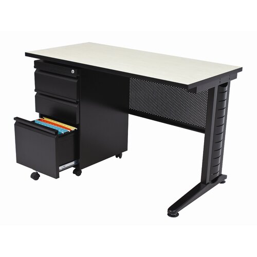 Regency Teachers Computer Desk MSP4824 Desktop Finish Beige Nebula