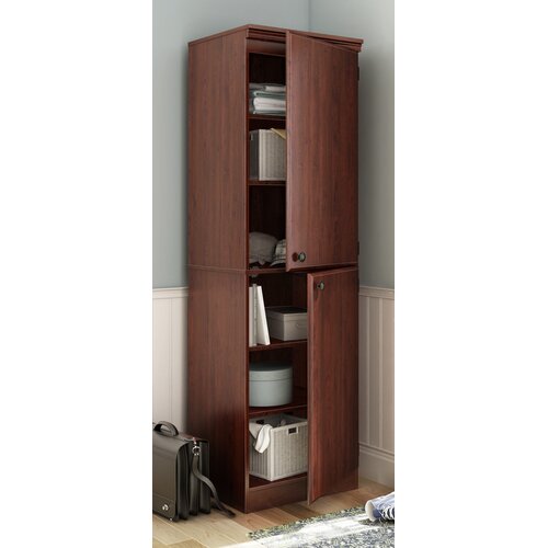 South Shore Morgan Narrow Storage Cabinet 7246973/7270973 Finish Royal Cherry