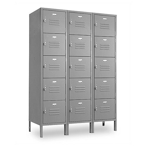 Penco Vanguard Lockers Five Tiers 3 Wide Locker (Assembled) 681x3