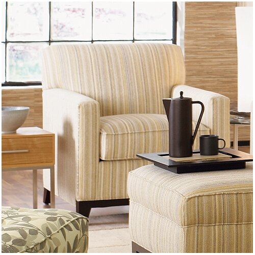 Rowe Furniture Martin Mini Mod Chair and Ottoman G56X