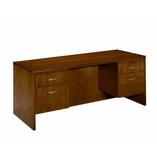 High Point Furniture Forte 3/4 Pedestal Computer Credenza with Drawer CV_704 