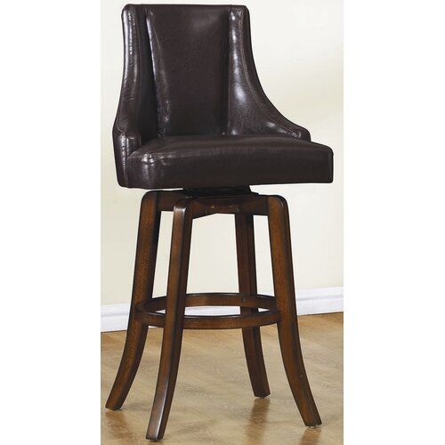 Woodbridge Home Designs Annabelle Bar Stool 2479 29 Finish Dark Brown