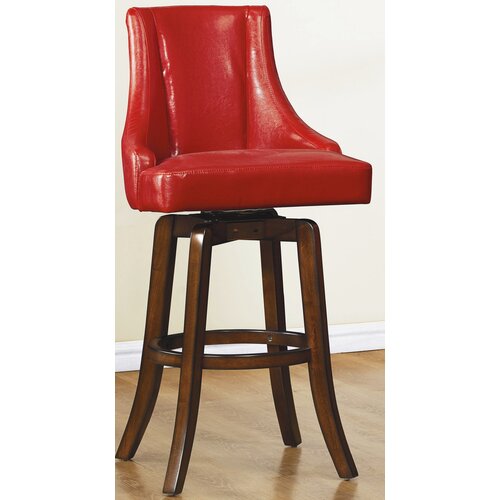 Woodbridge Home Designs Annabelle Bar Stool 2479 29 Finish Red