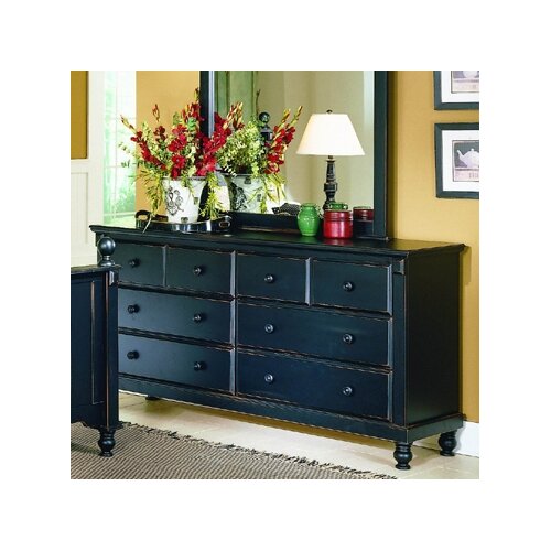 Woodbridge Home Designs 875 Series 6 Drawer Dresser 875W 5/875 5 Finish Blac