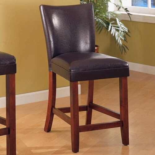 Wildon Home ® Soho 24 Bar Stool 100357 Color Brown