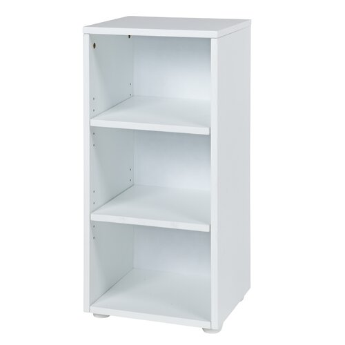 Wildon Home ® Low Narrow Bookcase 4725 00 Finish White