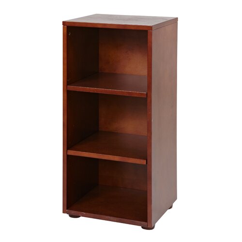 Wildon Home ® Low Narrow Bookcase 4725 00 Finish Chestnut